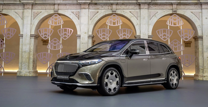 The first Mercedes Maybach electric SUV has been revealed