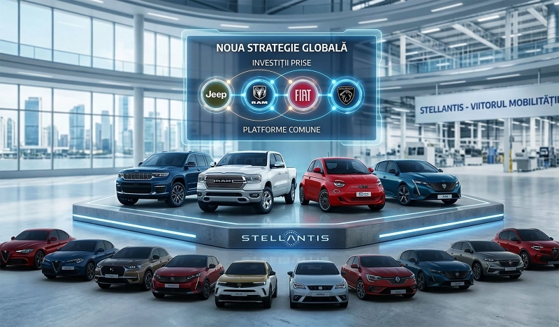 Stellantis adoptă o nouă strategie globală: Investiții masive concentrate pe Jeep, Fiat, Peugeot și Ram