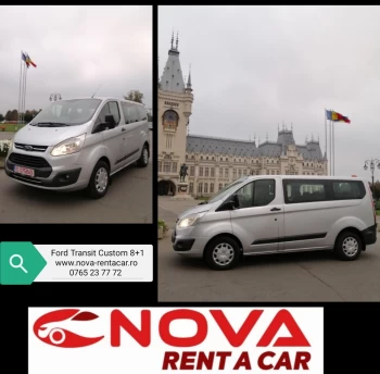  Noul Ford Transit Custom – in flota Nova Rent a Car Iasi