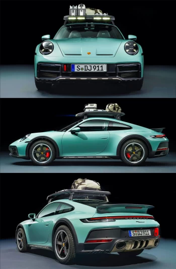 Noul Porsche pentru teren accidentat 911 Dakar