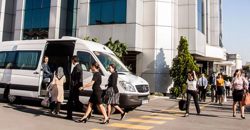 Mercedes Sprinter, a novelty in the Nova Rent car park